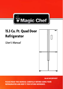 Manual Magic Chef MCQR1500ST Fridge-Freezer