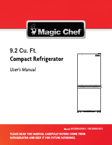 Manual Magic Chef MCBM920W1 Fridge-Freezer