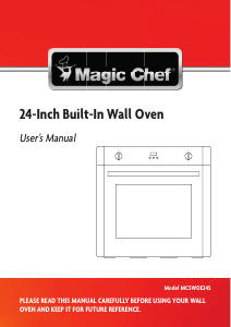 Manual Magic Chef MCSWOE24S Oven