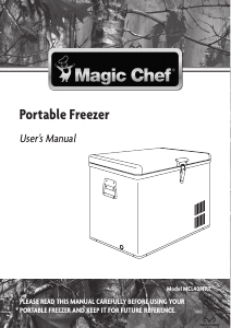 Manual de uso Magic Chef MCL40PFRT Congelador