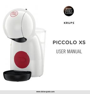 Manual Krups KP1A0140 Nescafe Dolce Gusto Piccolo XS Espresso Machine