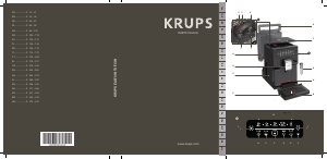 Manual de uso Krups EA870810 Intuition Máquina de café espresso