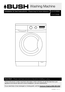 Manual Bush A147CR6B Washing Machine