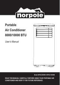 Manual Norpole NPPAC8KWM Air Conditioner