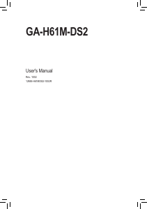 Manual Gigabyte GA-H61M-DS2 Motherboard