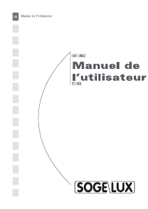 Mode d’emploi Sogelux V2106B Lave-linge
