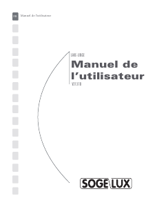 Mode d’emploi Sogelux V2137B Lave-linge