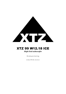 Bruksanvisning XTZ 99 W12.18 ICE Subbas