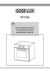 Mode d’emploi Sogelux FP178X Four