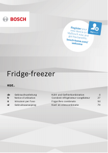 Manuale Bosch KGE364LCA Frigorifero-congelatore