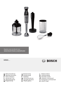 Manual Bosch MSM88195AU Hand Blender
