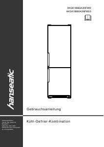 Manual Hanseatic HKGK18860A3NFMW Fridge-Freezer