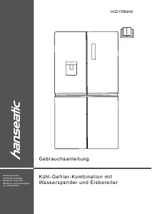 Manual Hanseatic HCD17884A2I Fridge-Freezer