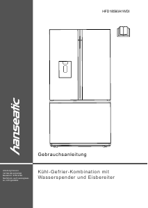 Manual Hanseatic HFD18560A1WDI Fridge-Freezer