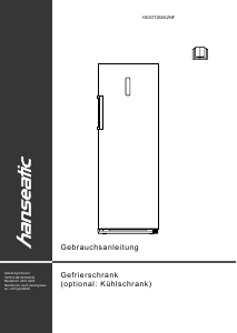 Manual Hanseatic HGS17260A2NF Freezer