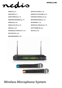 Manual de uso Nedis MPWL621BK Micrófono