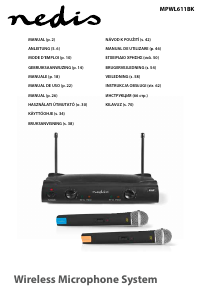 Handleiding Nedis MPWL611BK Microfoon