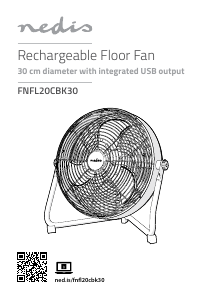 Manuale Nedis FNFL20CBK30 Ventilatore