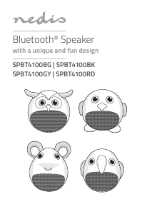 Mode d’emploi Nedis SPBT4100BK Haut-parleur