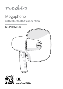 Bruksanvisning Nedis MEPH160BU Megafon