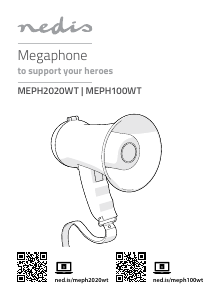 Bedienungsanleitung Nedis MEPH100WT Sprachrohr