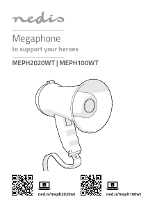 Manual Nedis MEPH2020WT Megaphone