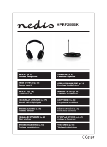 Manual de uso Nedis HPRF200BK Auriculares