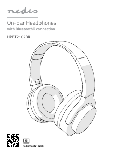 Εγχειρίδιο Nedis HPBT2102BK Ακουστικά