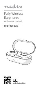 Εγχειρίδιο Nedis HPBT1050BK Ακουστικά