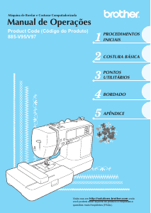 Manual Brother 885-V97 Máquina de costura