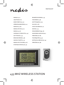 Mode d’emploi Nedis WEST202GY Station météo