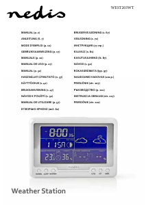 Kullanım kılavuzu Nedis WEST203WT Meteoroloji istasyonu