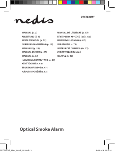 Руководство Nedis DTCTS30WT Детектор дыма