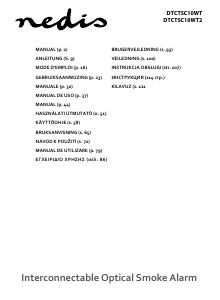 Manuale Nedis DTCTSC10WT2 Rivelatore di fumo