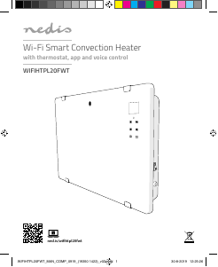 Návod Nedis WIFIHTPL20FWT Ohrievač