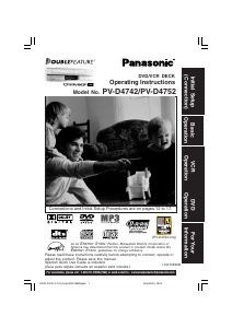 Manual Panasonic PV-D4742 DVD-Video Combination