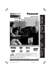 Manual Panasonic PV-D4732 DVD-Video Combination