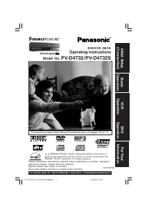 Manual Panasonic PV-D4732S DVD-Video Combination