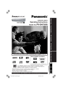 Manual Panasonic PV-D4735S DVD-Video Combination