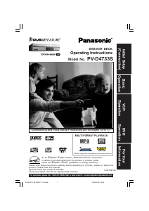 Handleiding Panasonic PV-D4733S DVD-Video combinatie