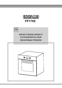 Mode d’emploi Sogelux FP179X Four