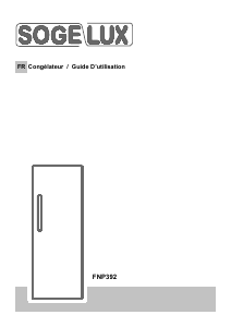 Mode d’emploi Sogelux FNP392 Congélateur