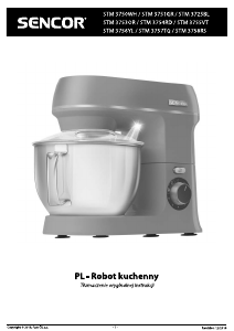 Instrukcja Sencor STM 3752BL Mikser