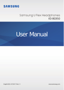 Посібник Samsung EO-BG950 Навушник