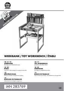 Manuál Playtive IAN 285769 Toy workbench