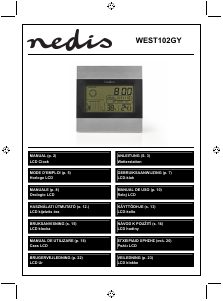 Mode d’emploi Nedis WEST102GY Station météo