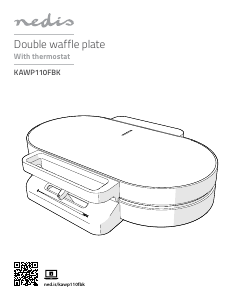 Mode d’emploi Nedis KAWP110FBK Gaufrier