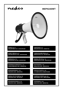 Manual Nedis MEPH200WT Megaphone