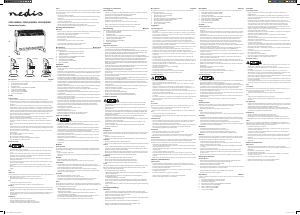 Manuale Nedis CCCH300EWH Termoventilatore