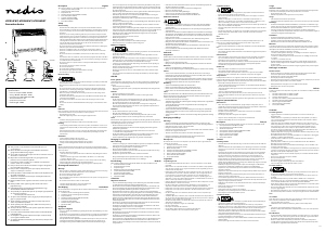 Bedienungsanleitung Nedis HTCO30FWT Heizgerät